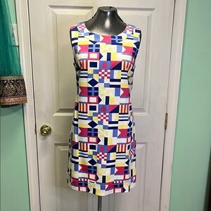 Vineyard Vines Multicolor Geometric Mini Dress